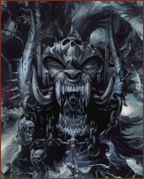 Official Motörhead artwork by Joe Petagno Heavy metal art Heavy