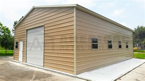 30x30 Metal Storage Building - American Metal Buildings