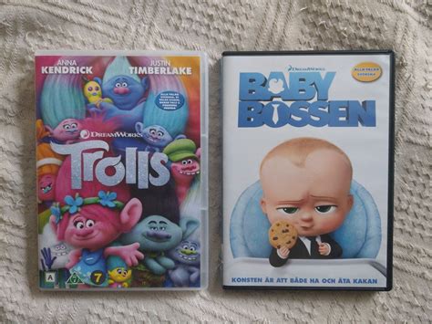 Trolls baby bossen dvd filmer 400616023 ᐈ Köp på Tradera