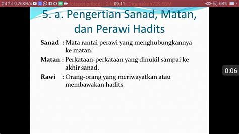 Maksud Sanad Dan Matan Marlenesradams