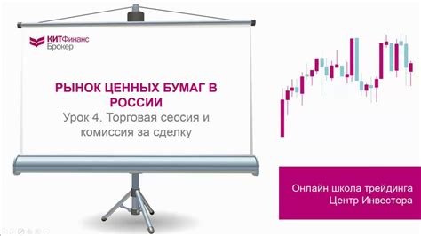 Урок 4. Торговая сессия и комиссия за сделку - YouTube