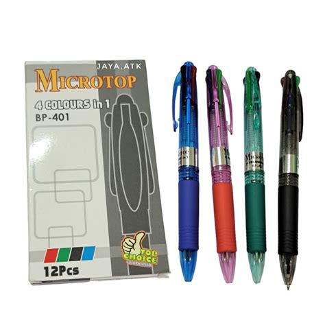 Jual Pulpen Cetrek Warna Retractable Bp Color Pen Ballpoint Warna