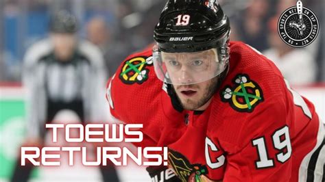 Jonathan Toews Returns To The Blackhawks Youtube