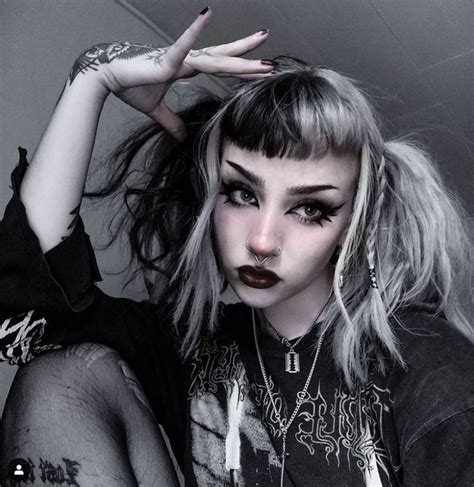 10 Neat Cute Goth Hairstyles