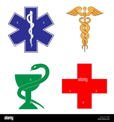 Medical symbol of the Emergency - Star of Life Stock Vector Image & Art ...