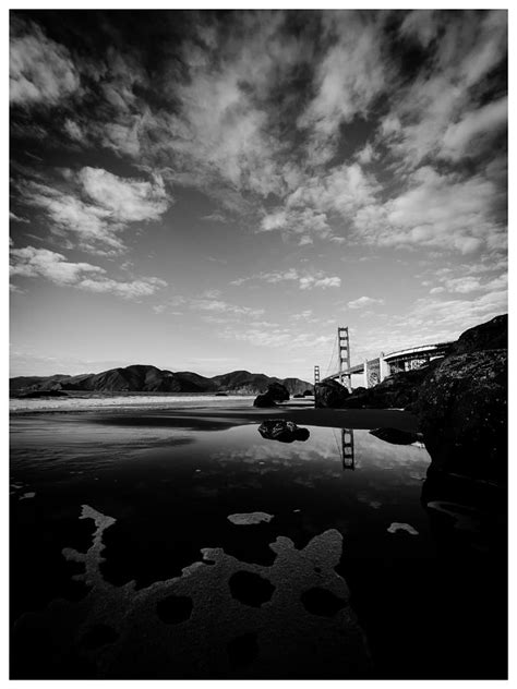 Noir Sf Bridge Photograph By David Perea Fine Art America