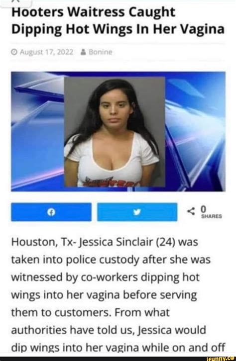 Hooters Waitress Caught Dipping Hot Wings In Her Vagina F