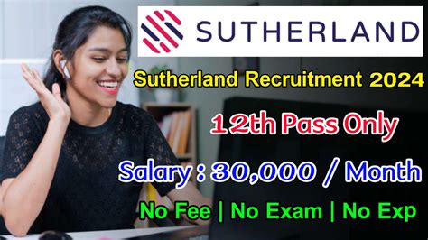 Latest Sutherland Recruitment 2024 Jobs For Freshers