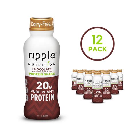 Ripple Nutrition Chocolate Protein Shake 12 Fl Oz 12 Ct