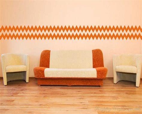 Chevron Stripe Acute Angle Wall Pattern Decals