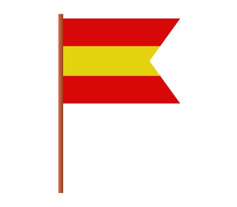 Bandera de españa Vector Premium