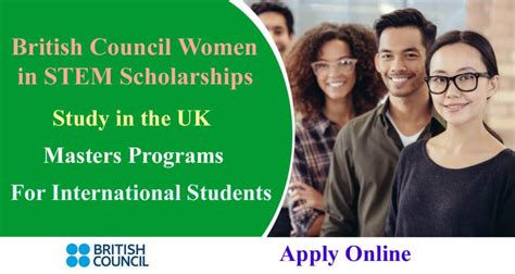 British Council Women In Stem Scholarships In The Uk