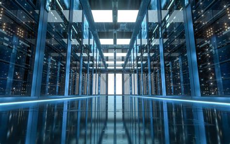 Server Racks In Computer Network Security Server Room Data Center D