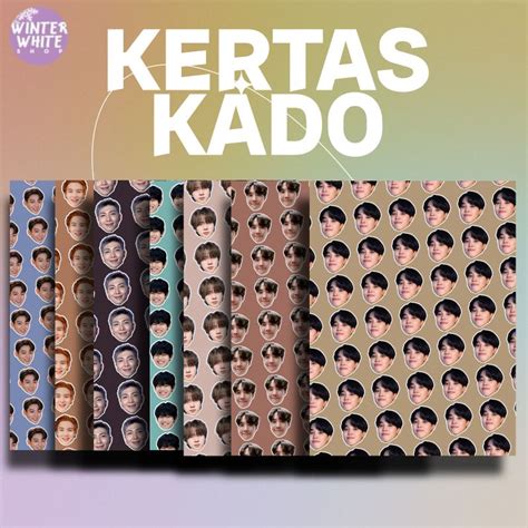 Jual Kertas Kado Bts Permember Shopee Indonesia