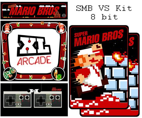 Super Mario Bros 8bit Complete Art Kit