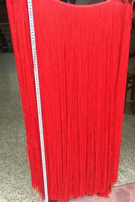 Wholesale 100cm Long Tassel Lace Silk Fringe Trim For Dress Long Tassel Fringe And Dress