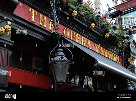 The Opera Tavern Public House In Covent Garden Stock Photo Alamy