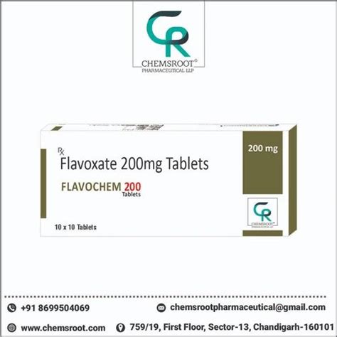 Flavoxate Mg Tablet Mg At Box In Chandigarh Id