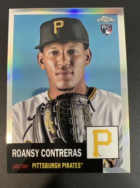 Roansy Contreras Topps Chrome Platinum Anniversary Refractor Sp Rc