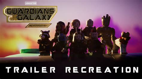 Guardians Of The Galaxy Volume 3 Trailer Made In Lego Youtube