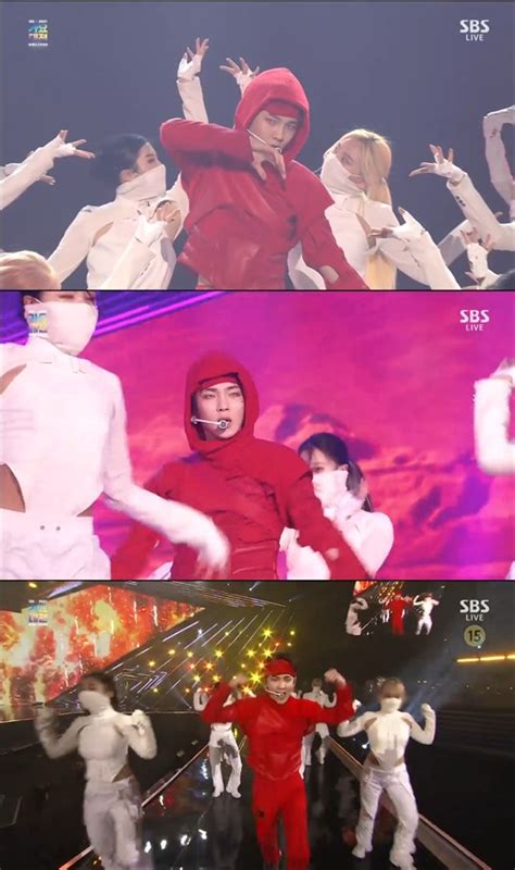 Sbs 가요대전 ‘눈빛이 다했다샤이니 키 역대급 카리스마 스타투데이