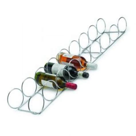 9 Wine Bottle Ring Holder Chrome Plated Offer At Gelmar