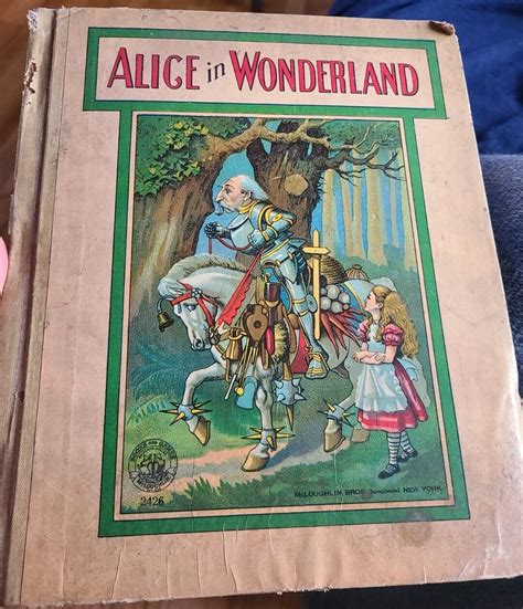 Antique Book Alices Adventures In Wonderland By Carrol Illustrated