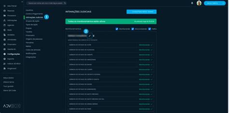 Como Habilitar As Intimações Eletrônicas Central De Ajuda Advbox