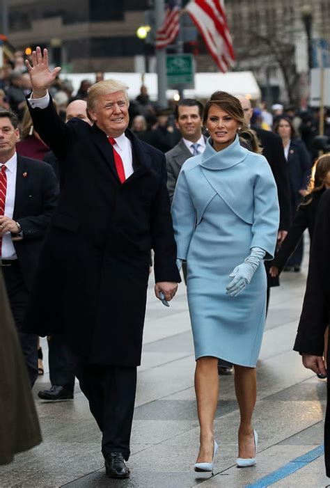 Melania Trumps Blue Michael Kors Dress Looks Very Familiar