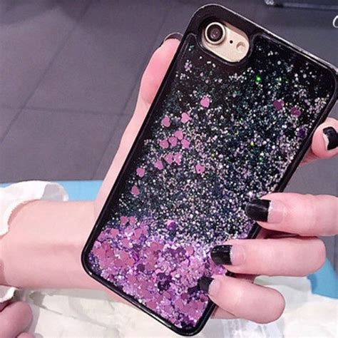 Boutique Accessories Iphone 66s Plus Heart Liquid Glitter Quality