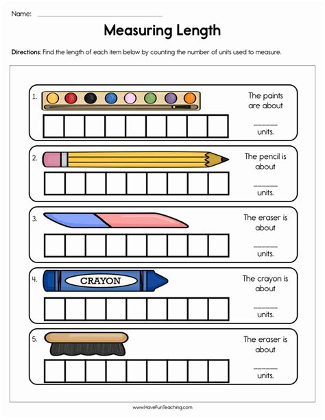 Measurement Estimation Worksheets Fresh Measuring Length Worksheet