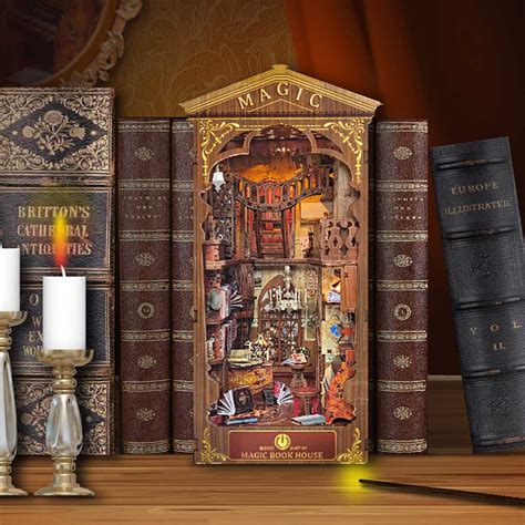 Harry Potter Magic Book House Diy Book Nook Kit Fifijoy