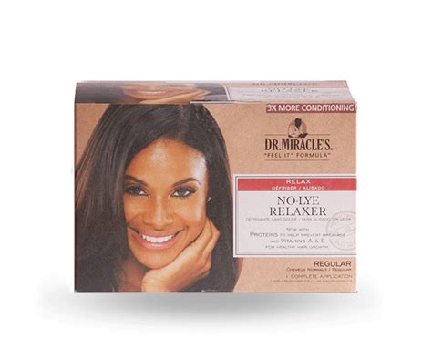 Dr Miracles No Lye Relaxer Regular Kit Drmiracle