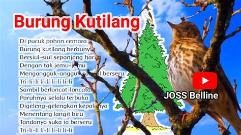 Lirik Lagu BURUNG KUTILANG Ciptaan Ibu Sud Lagu Tematik SDMI