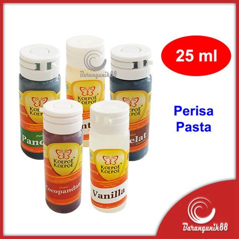 Koepoe Koepoe Perisa Pasta 25ml Pandan Cocopandan Coklat Vanila Santan