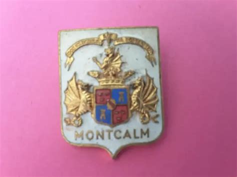 ANCIEN INSIGNE MONTCALM CROISEUR 1937 1961 Marine Nationale EUR 9 99