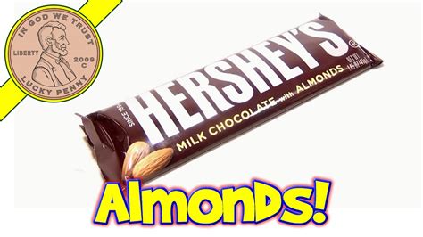 Hersheys Milk Chocolate And Almonds Candy Bar Review Youtube