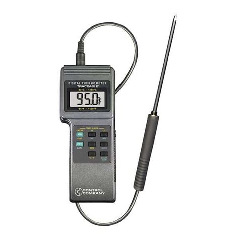 Traceable 4110 Water Resistant Thermistor Thermometer With Calibration