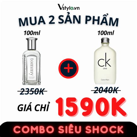 Combo Nước Hoa Calvin Klein One EDT 100ml N Và Nước Hoa Tommy Hilfig