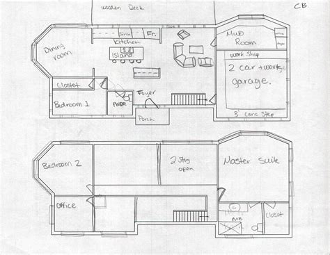 Bubble Block And Rough Floor Plan Connors Design Portfolio