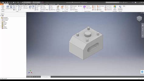 Procad Online Tutorials How To Mirror A Part In Inventor 2017 Youtube