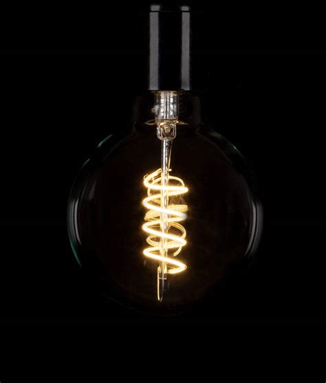 Globe Spiral Filament Warm Glow LED Filament Bulb