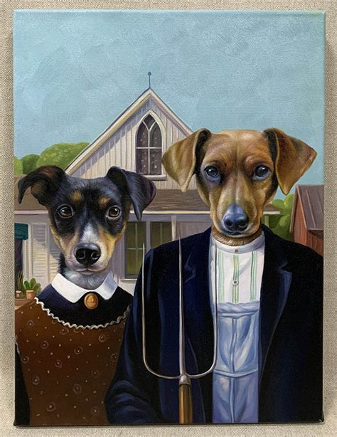 The American Gothic Painting Design | Splendid Beast