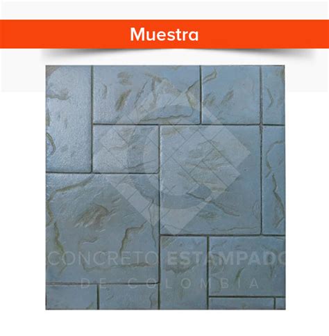 Molde Mt Pizarra Basalto Cm X Cm Moldes Para Concreto