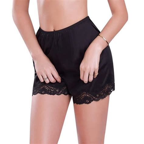 Sous vêtement Pantalon court de sécurité en dentelle pour femmes jupon