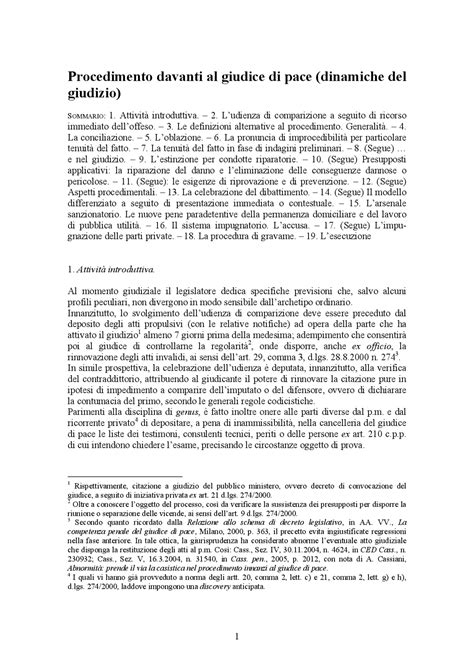 Procedimento Davanti Al Gdp Dinamiche Del Giudizio Dispense Di