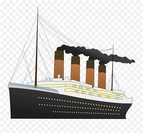 Titanic Png Titanic Clip Art Emojisinking Ship Emoji Free