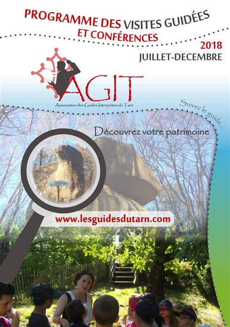 Calaméo Programme visites guidées AGIT Juillet Décembre 2018