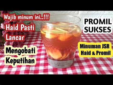 Resep Jsr Dr Zaidul Akbar Minuman Untuk Melancarkan Haid Dengan Bahan