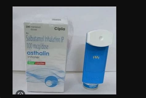 Salbutamol 100mcg Asthalin Inhaler 100 Mcg 200 Mdi In 1 Packet